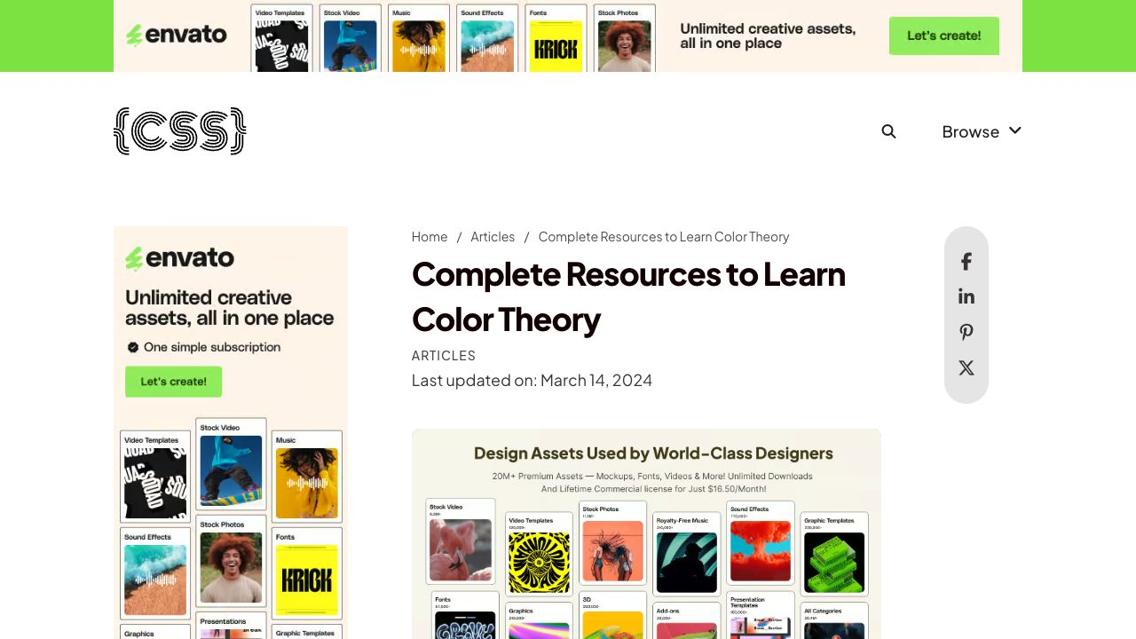Complete Resources to Learn Color Theory